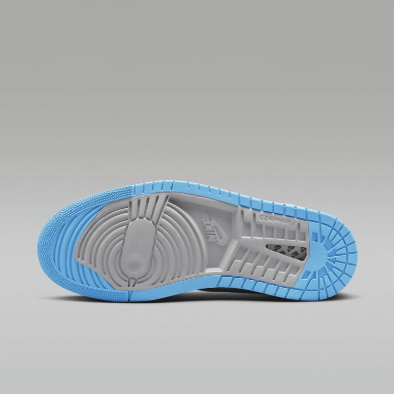 Nike Air Jordan 1 Zoom CMFT 2 Schoenen Dames Blauw Grijs Nederland | 138760-LXI