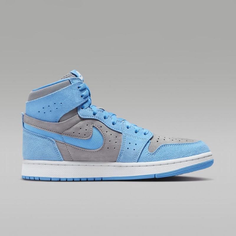Nike Air Jordan 1 Zoom CMFT 2 Schoenen Dames Blauw Grijs Nederland | 138760-LXI