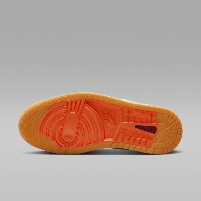 Nike Air Jordan 1 Zoom CMFT 2 Schoenen Dames Geel Lichtgeel Oranje Nederland | 283471-TBY