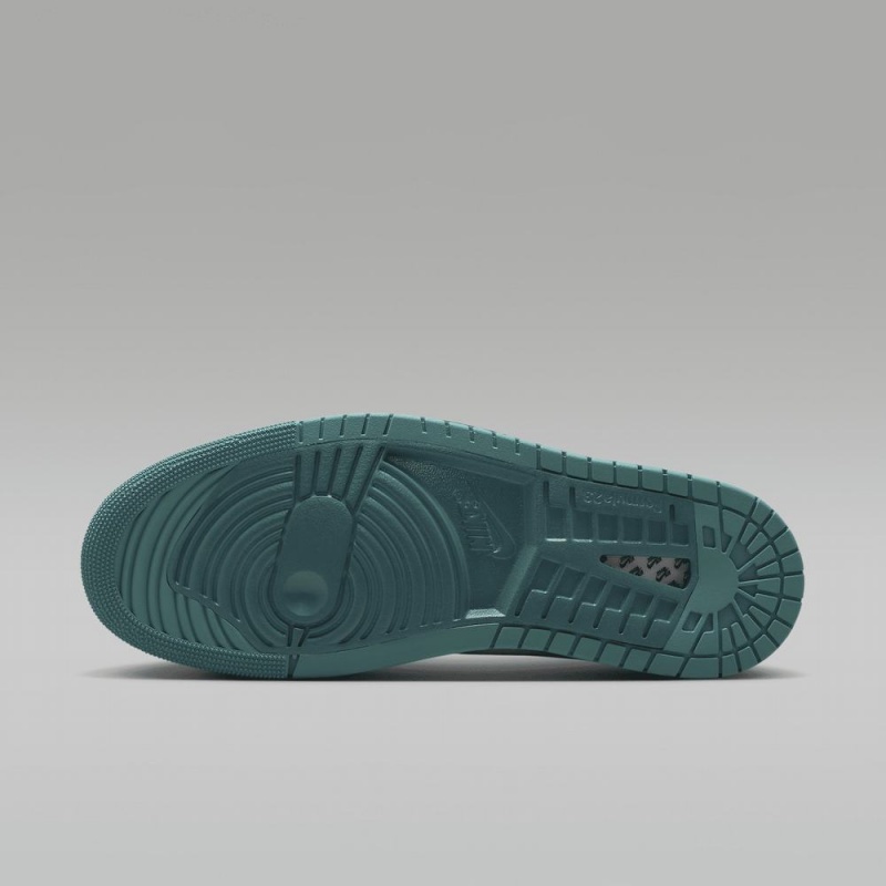 Nike Air Jordan 1 Zoom CMFT 2 Schoenen Dames Wit Lichtgroen Nederland | 239574-KFL