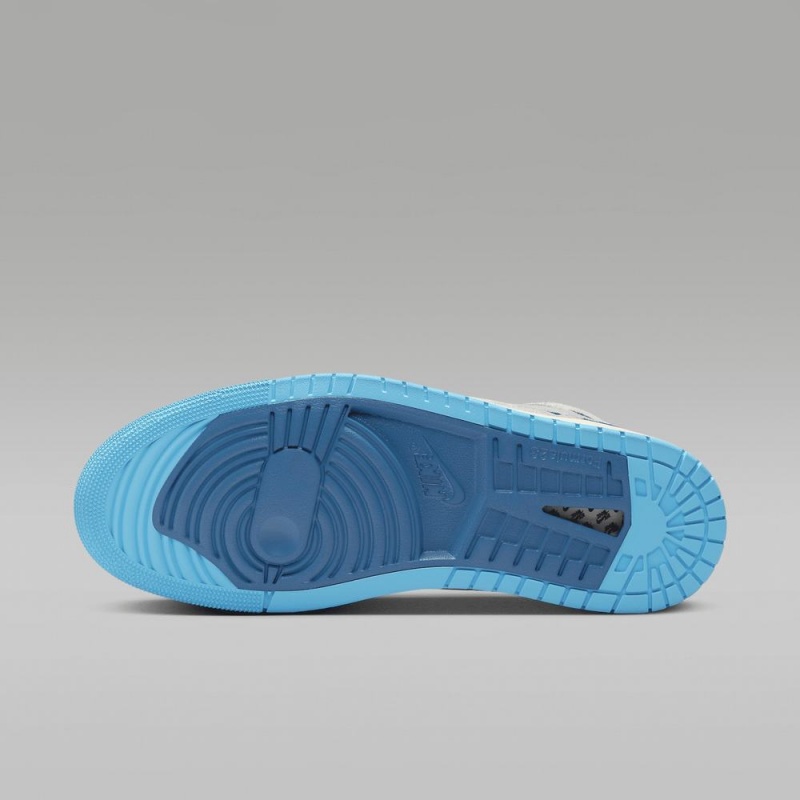 Nike Air Jordan 1 Zoom CMFT 2 Schoenen Dames Wit Lichtblauw Nederland | 572834-IES