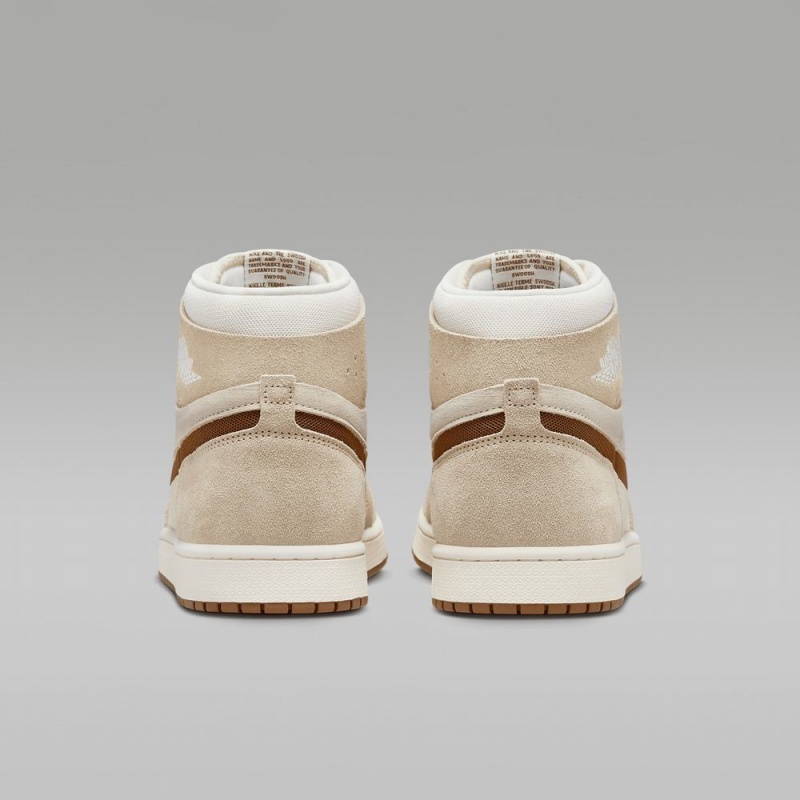 Nike Air Jordan 1 Zoom CMFT 2 Schoenen Dames Khaki Nederland | 285190-LXM
