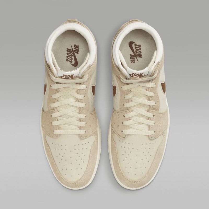 Nike Air Jordan 1 Zoom CMFT 2 Schoenen Dames Khaki Nederland | 285190-LXM