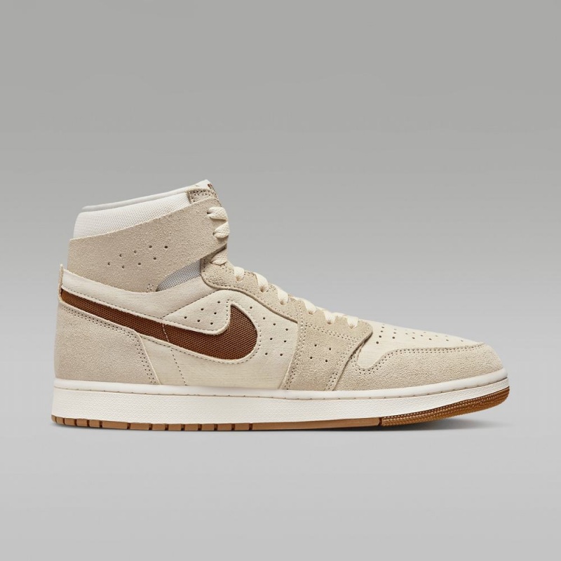 Nike Air Jordan 1 Zoom CMFT 2 Schoenen Heren Bruin Khaki Koffie Nederland | 401782-NHG