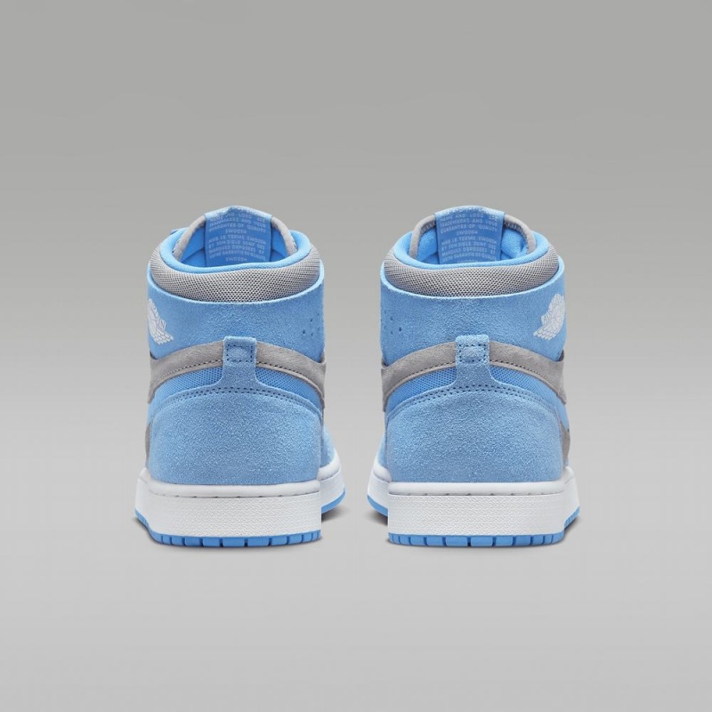Nike Air Jordan 1 Zoom CMFT 2 Schoenen Heren Grijs Blauw Wit Nederland | 582319-JAZ