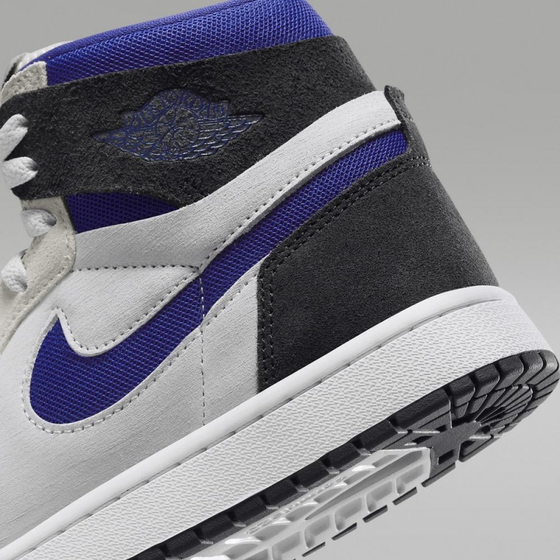 Nike Air Jordan 1 Zoom CMFT 2 Schoenen Heren Zwart Blauw Wit Nederland | 734650-FYT