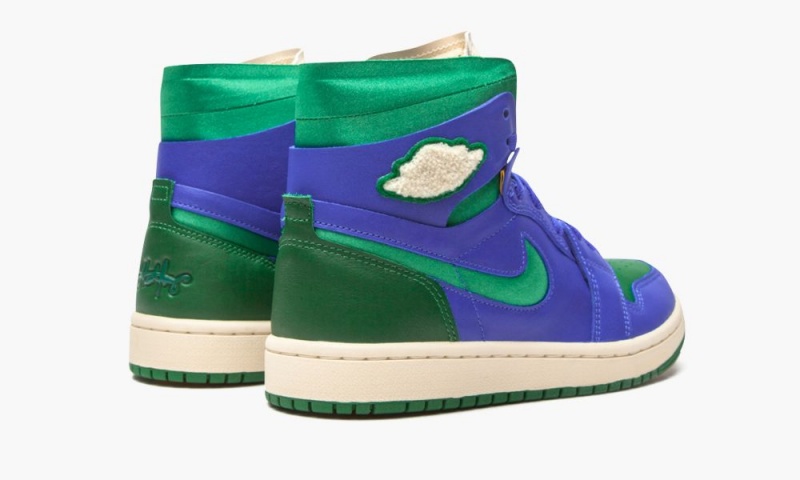 Nike Air Jordan 1 Zoom CMFT 'Aleali May - Califia' Schoenen Dames Koningsblauw Groen Nederland | 872395-BGX