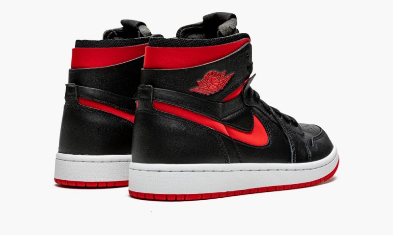 Nike Air Jordan 1 Zoom CMFT 'Bred' Schoenen Dames Zwart Rood Wit Nederland | 321684-ESI