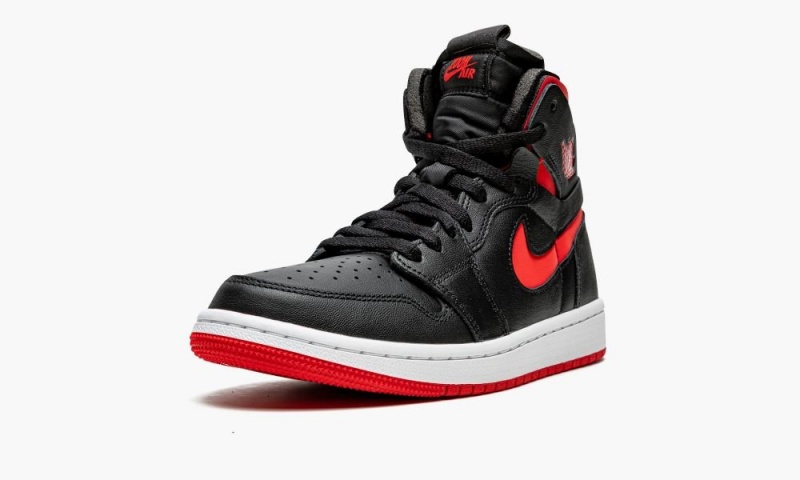 Nike Air Jordan 1 Zoom CMFT 'Bred' Schoenen Dames Zwart Rood Wit Nederland | 321684-ESI