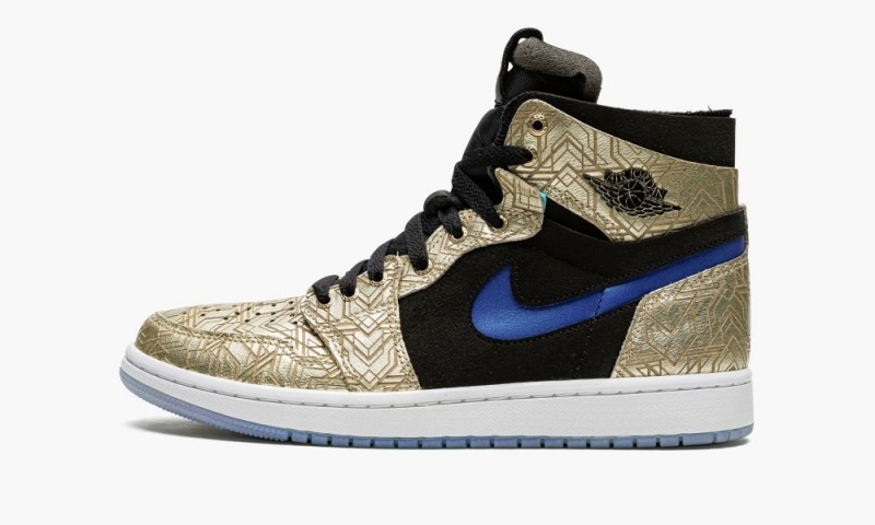 Nike Air Jordan 1 Zoom CMFT GC 'Gold Laser' Schoenen Heren Goud Zwart Nederland | 672951-UHO