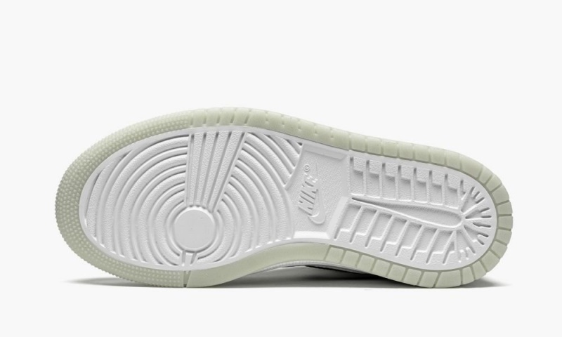 Nike Air Jordan 1 Zoom CMFT 'Light Bone' Schoenen Dames Zwart Wit Nederland | 461823-CHO
