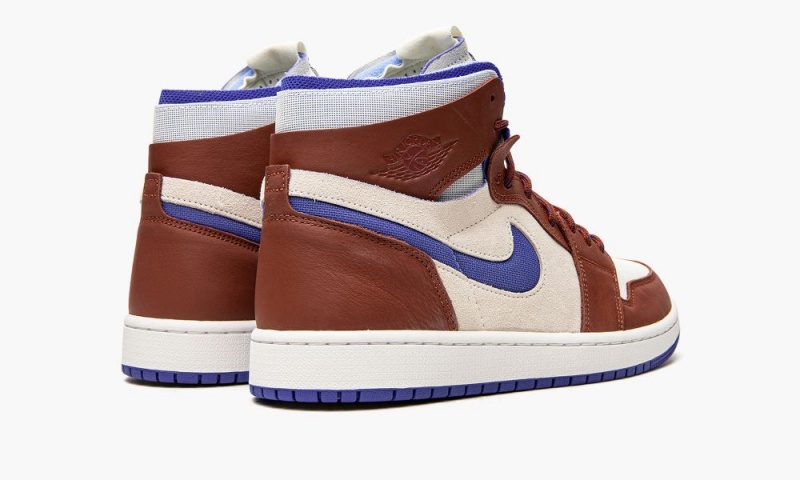 Nike Air Jordan 1 Zoom CMFT 'Redstone' Schoenen Dames Koningsblauw Nederland | 961452-REP