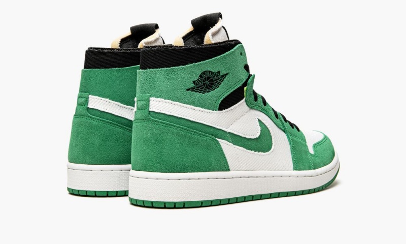 Nike Air Jordan 1 Zoom CMFT 'Stadium Green' Schoenen Dames Groen Zwart Wit Nederland | 590618-UEM