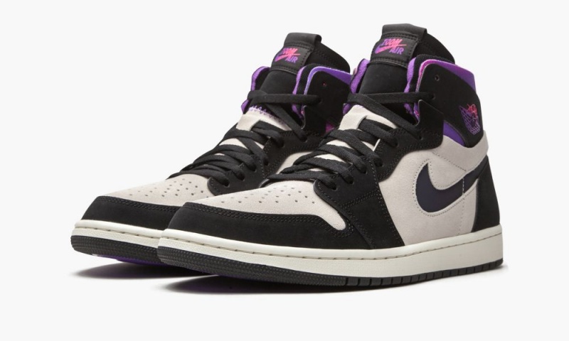 Nike Air Jordan 1 Zoom Comfort 'PSG' Schoenen Heren Wit Zwart Paars Nederland | 341286-IVB