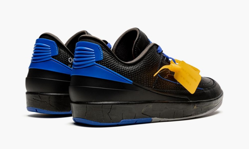Nike Air Jordan 2 Low OG SP 'Off-White - Black/Blue' Schoenen Heren Zwart Blauw Grijs Nederland | 489307-YHW