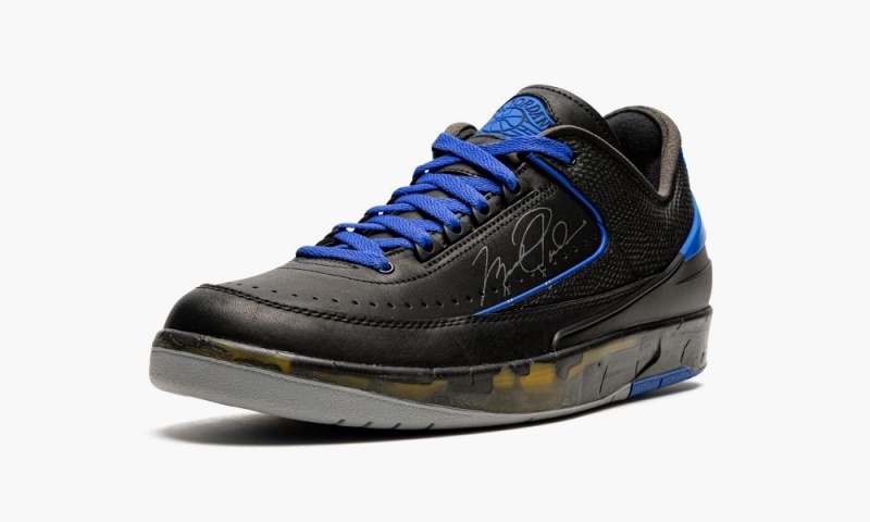 Nike Air Jordan 2 Low OG SP 'Off-White - Black/Blue' Schoenen Heren Zwart Blauw Grijs Nederland | 489307-YHW