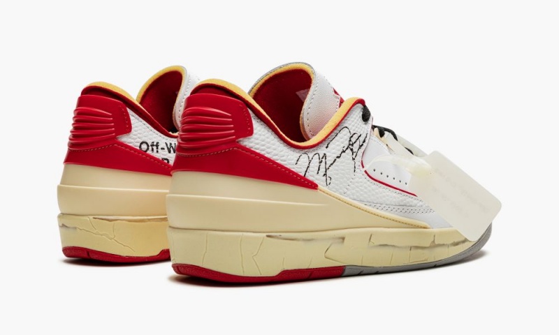 Nike Air Jordan 2 Low OG SP 'Off-White - Chicago' Schoenen Heren Wit Zwart Rood Nederland | 570142-UDA