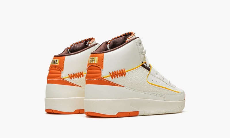 Nike Air Jordan 2 PS 'Maison Chateau Rouge' Schoenen Kinderen Wit Oranje Nederland | 819370-ZGR