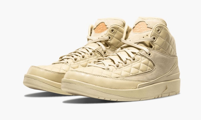 Nike Air Jordan 2 R JS DN BG Schoenen Kinderen Metal Goud Nederland | 328506-XIY