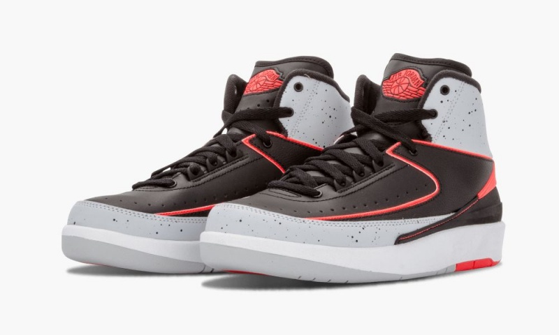 Nike Air Jordan 2 Retro BG 'Infrared 23' Schoenen Kinderen Zwart Rood Blauw Nederland | 460891-LAO
