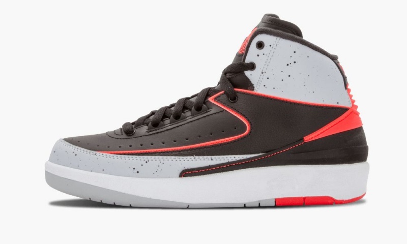 Nike Air Jordan 2 Retro BG \'Infrared 23\' Schoenen Kinderen Zwart Rood Blauw Nederland | 460891-LAO