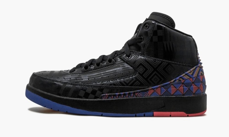 Nike Air Jordan 2 Retro BHM (GS) \'Black History Month\' Schoenen Kinderen Zwart Metal Goud Zwart Nederland | 830164-ZEW