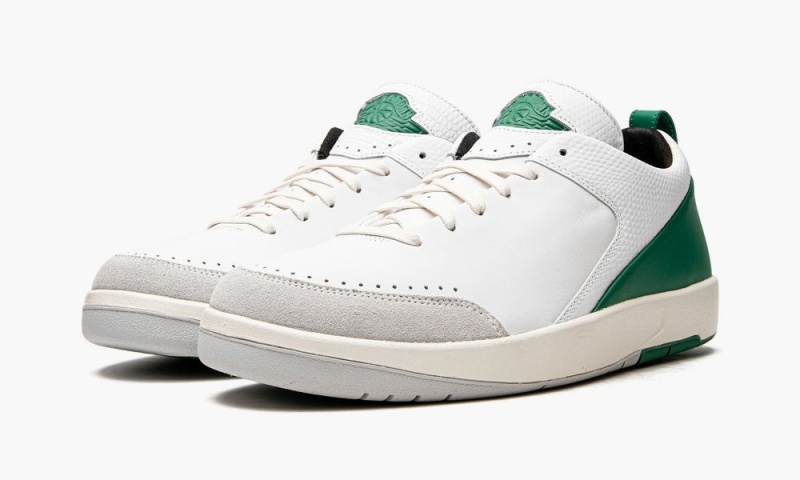 Nike Air Jordan 2 Retro Low SE 'Nina Chanel Abney - White Malachite' Schoenen Dames Wit Grijs Nederland | 418620-AYB