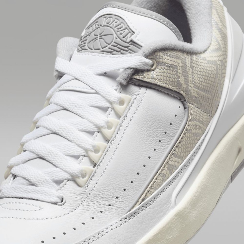 Nike Air Jordan 2 Retro Low Schoenen Heren Wit Grijs Nederland | 928057-WFA