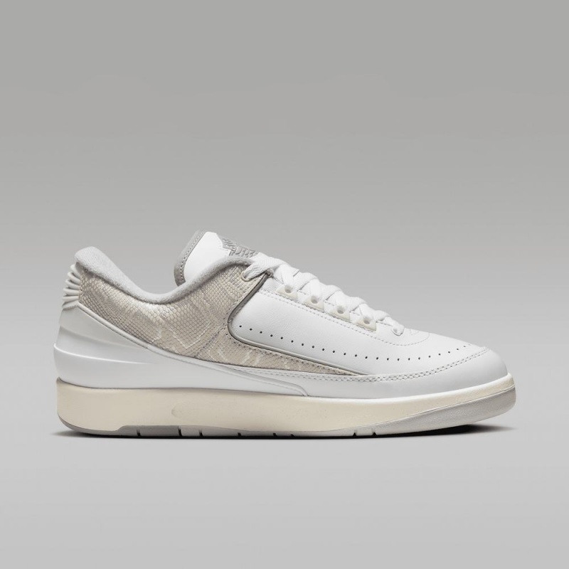 Nike Air Jordan 2 Retro Low Schoenen Heren Wit Grijs Nederland | 928057-WFA
