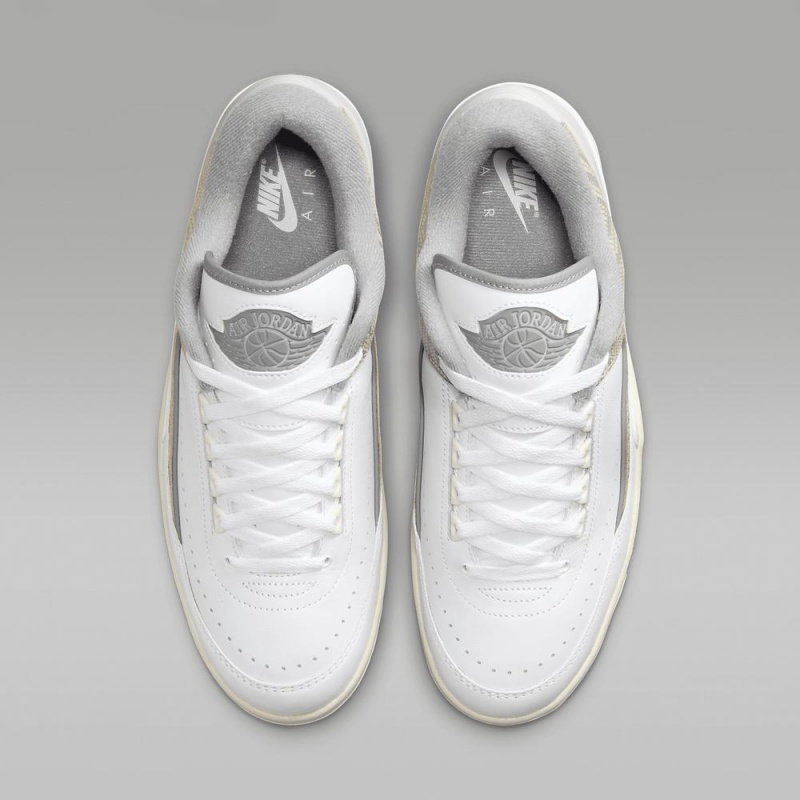 Nike Air Jordan 2 Retro Low Schoenen Heren Wit Grijs Nederland | 928057-WFA