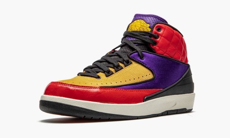 Nike Air Jordan 2 Retro 'Multicolor' Schoenen Dames Rood Zwart Oranje Nederland | 390486-QRE