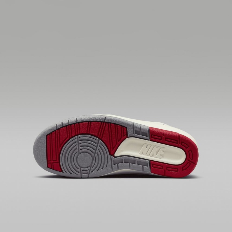 Nike Air Jordan 2 Retro Schoenen Kinderen Wit Rood Nederland | 932147-QOF