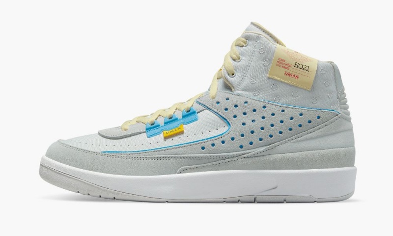 Nike Air Jordan 2 SP 'Union - Grey Fog' Schoenen Heren Grijs Rood Licht Nederland | 708621-BHT