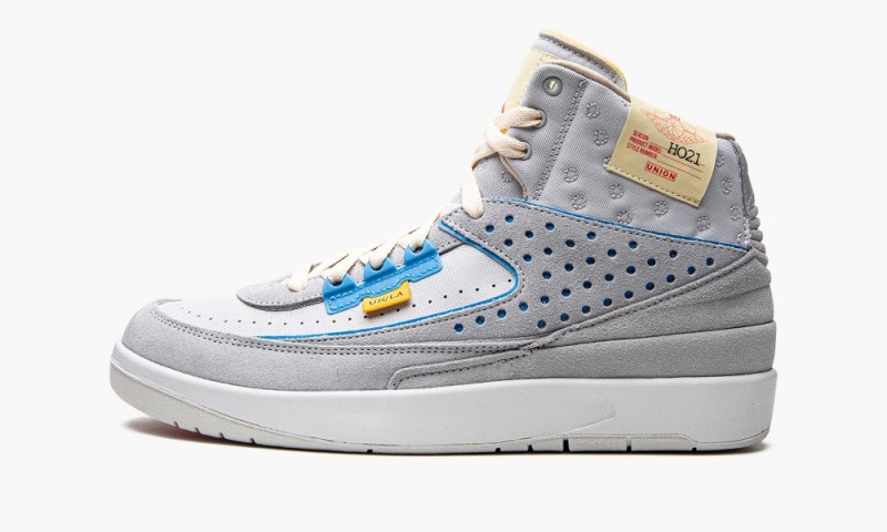 Nike Air Jordan 2 SP 'Union - Grey Fog' Schoenen Heren Grijs Rood Licht Nederland | 708621-BHT