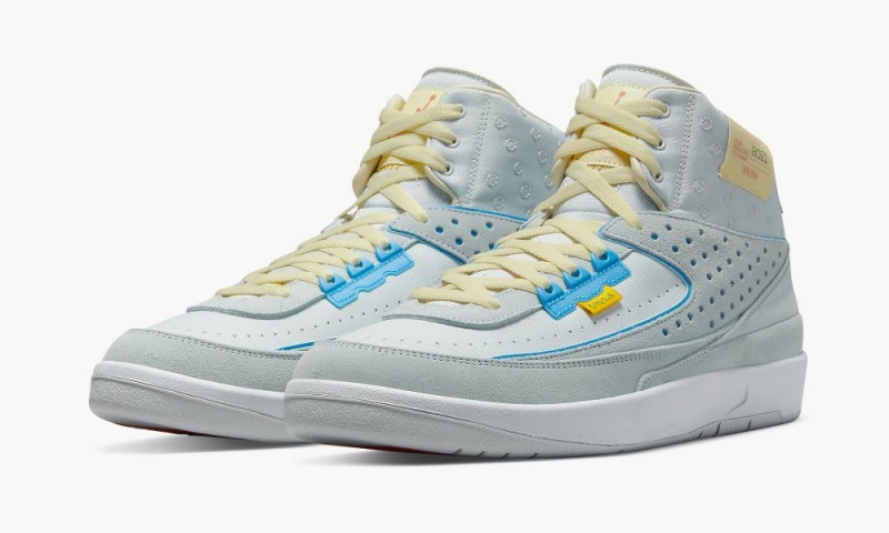 Nike Air Jordan 2 SP 'Union - Grey Fog' Schoenen Heren Grijs Rood Licht Nederland | 708621-BHT