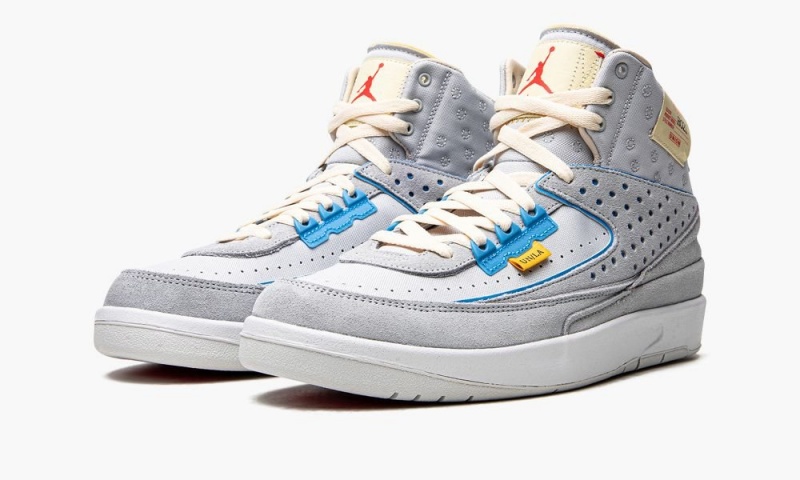 Nike Air Jordan 2 SP 'Union - Grey Fog' Schoenen Heren Grijs Rood Licht Nederland | 708621-BHT