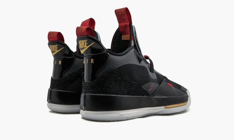 Nike Air Jordan 33 'Chinese New Year' Schoenen Heren Zwart Metal Goud Nederland | 396127-QPC