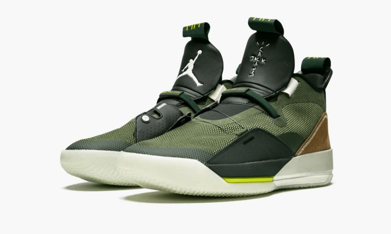 Nike Air Jordan 33 NRG 'Travis Scott' Schoenen Heren Olijfgroen Zwart Nederland | 832957-ADX