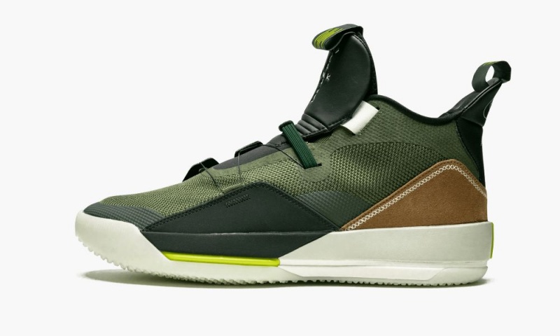 Nike Air Jordan 33 NRG \'Travis Scott\' Schoenen Heren Olijfgroen Zwart Nederland | 832957-ADX