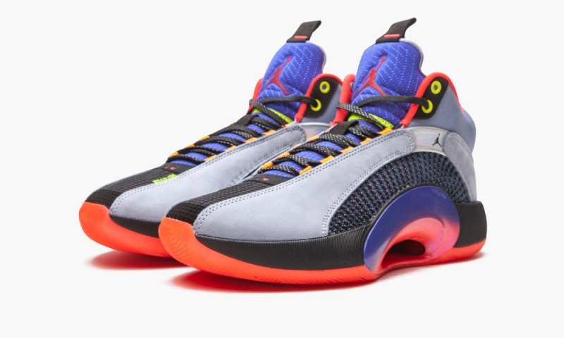 Nike Air Jordan 35 'Center of Gravity' Schoenen Heren Zwart Rood Grijs Nederland | 029741-DKH