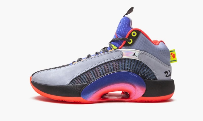 Nike Air Jordan 35 \'Center of Gravity\' Schoenen Heren Zwart Rood Grijs Nederland | 029741-DKH