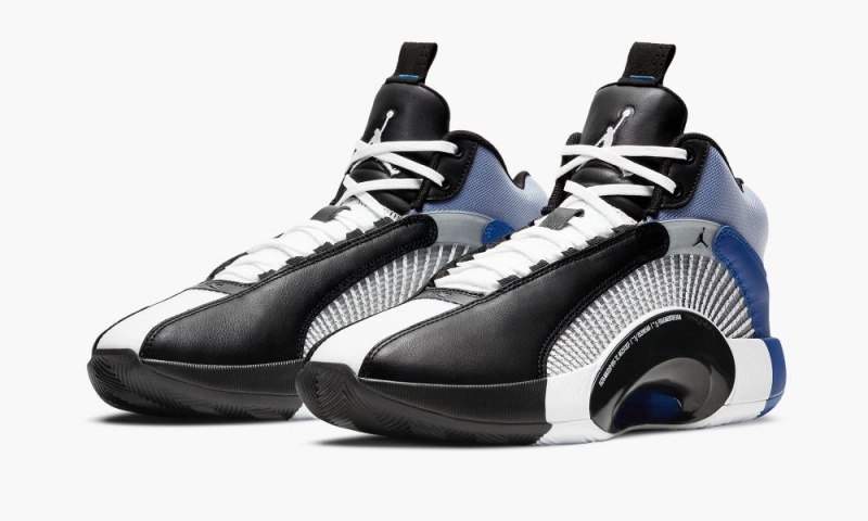 Nike Air Jordan 35 'Fragment' Schoenen Heren Wit Zwart Blauw Nederland | 413628-QDB