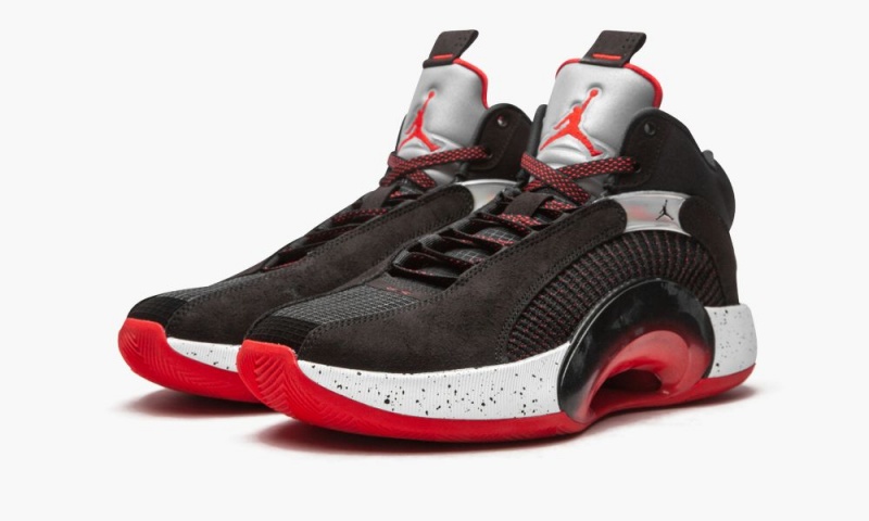 Nike Air Jordan 35 PF 'Bred' Schoenen Heren Zwart Rood Nederland | 604789-RTF