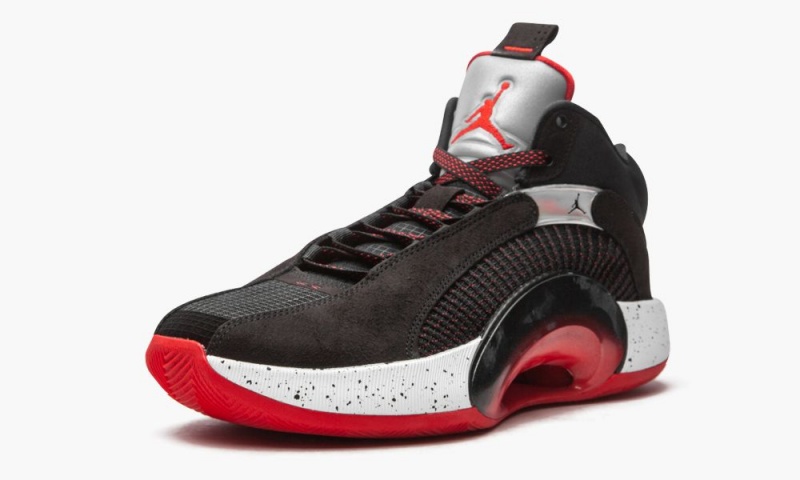 Nike Air Jordan 35 PF 'Bred' Schoenen Heren Zwart Rood Nederland | 604789-RTF