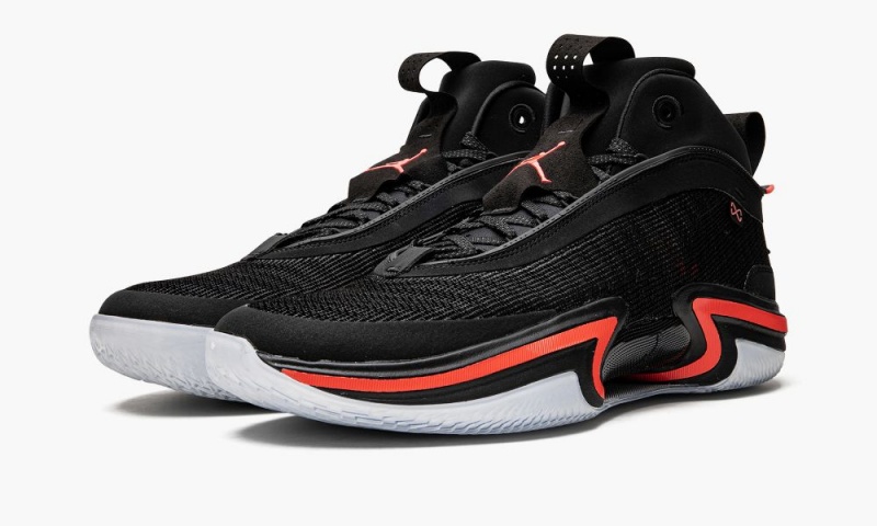 Nike Air Jordan 36 Schoenen Heren Zwart Rood Nederland | 791264-RGE