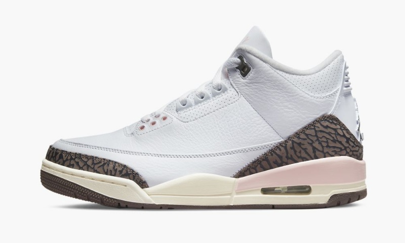 Nike Air Jordan 3 'Dark Mocha' Schoenen Dames Wit Donkerbeige Nederland | 834201-NPO