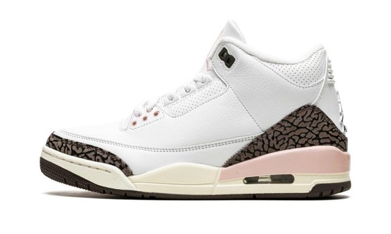Nike Air Jordan 3 \'Dark Mocha\' Schoenen Dames Wit Donkerbeige Nederland | 834201-NPO