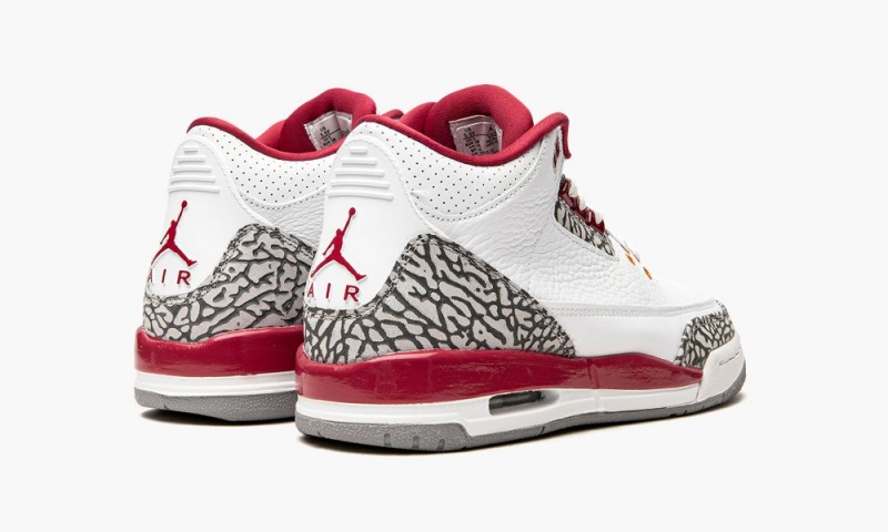 Nike Air Jordan 3 GS 'Cardinal' Schoenen Kinderen Wit Diepgeel Rood Nederland | 710483-JQW
