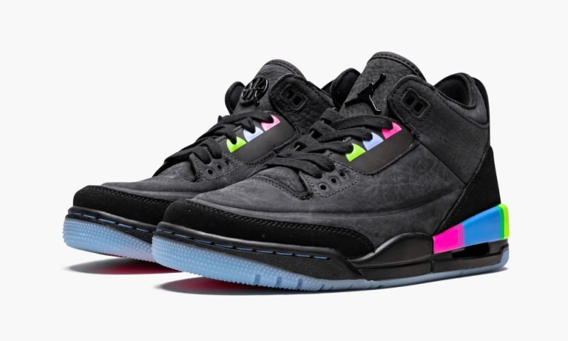 Nike Air Jordan 3 GS 'Quai54' Schoenen Kinderen Zwart Groen Nederland | 895403-LBZ