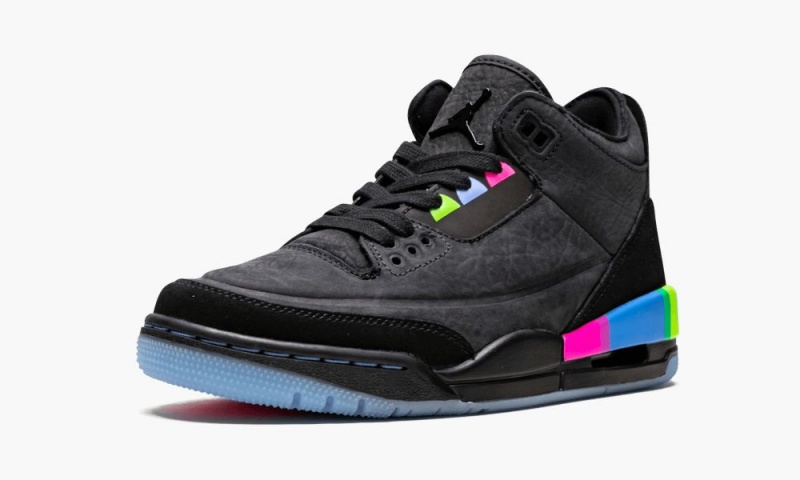 Nike Air Jordan 3 GS 'Quai54' Schoenen Kinderen Zwart Groen Nederland | 895403-LBZ